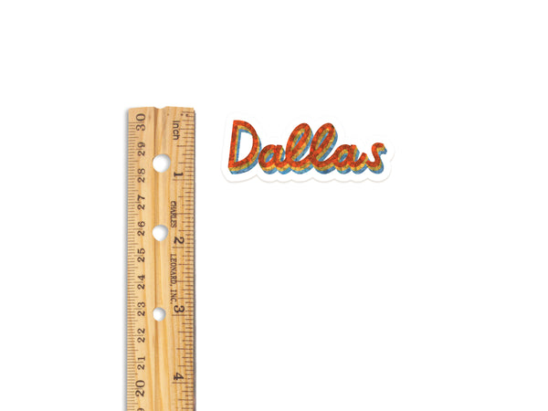 Dallas Glitter Sticker