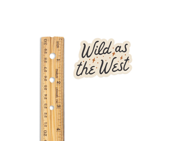 Wild As The West Sticker