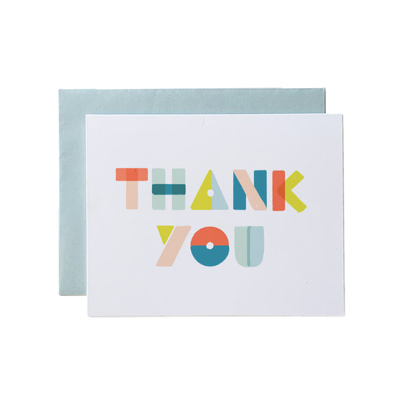 Thank You Shapes Card