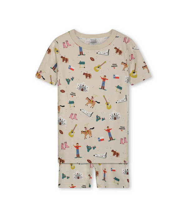 Goodnight, Texas Short Kids Pajamas Set