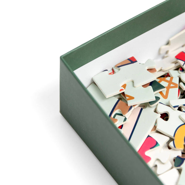 Christmas Western Cowgirl Boots - 400 Piece Jigsaw Puzzle