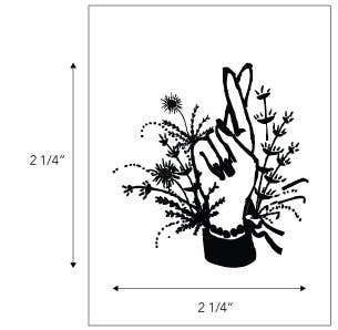 Fingers Crossed Temporary Tattoo