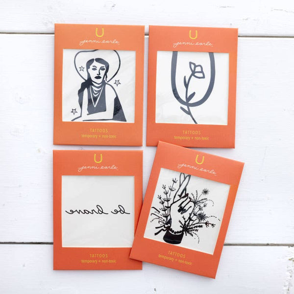 Fingers Crossed Temporary Tattoo