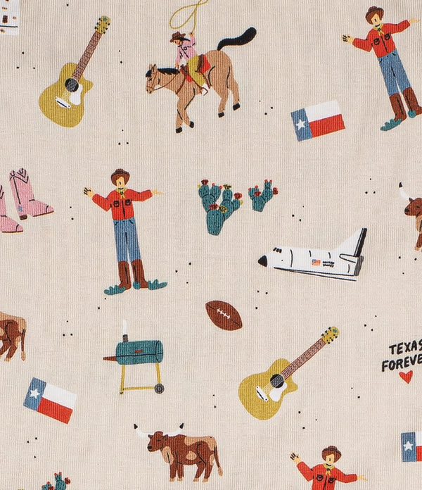 Goodnight, Texas Short Kids Pajamas Set