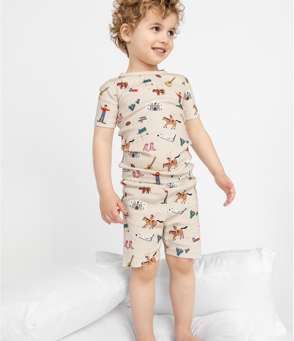 Goodnight, Texas Short Kids Pajamas Set