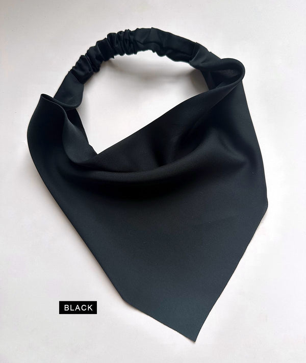 Solid Color Triangle Hair Bandana - 5