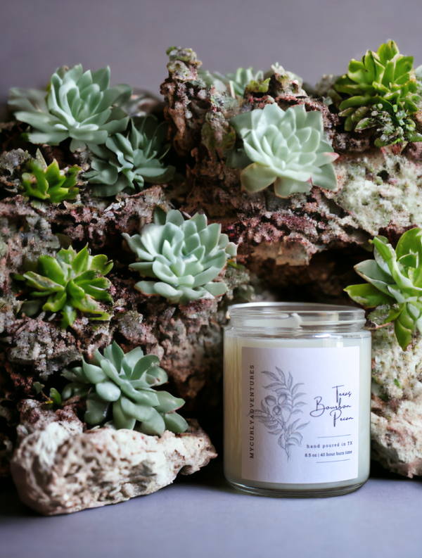 Organic Soy Candle | Texas Bourbon Pecan - 2