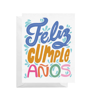 Feliz Cumpleanos Card - 1