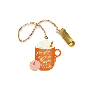 Pumpkin Spice Latte Enamel Bookmark - 1
