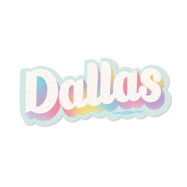 Dallas Pastel Sticker - 1