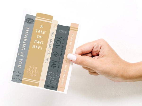 BFF Books Greeting Card - DS