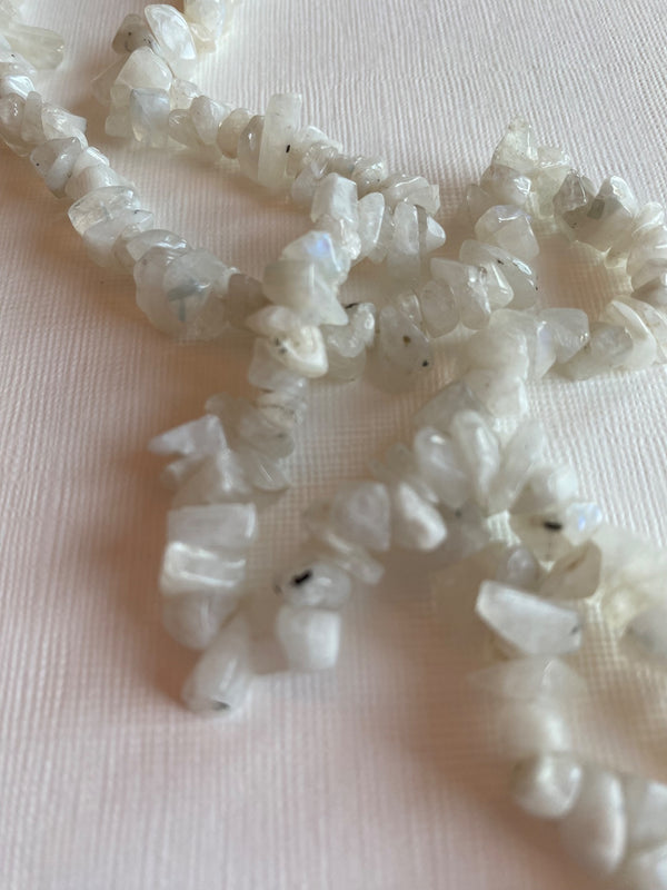 Rainbow Moonstone Layering Necklace - 3