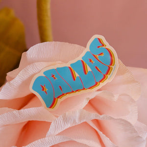 Groovy "Dallas" Sticker - 1
