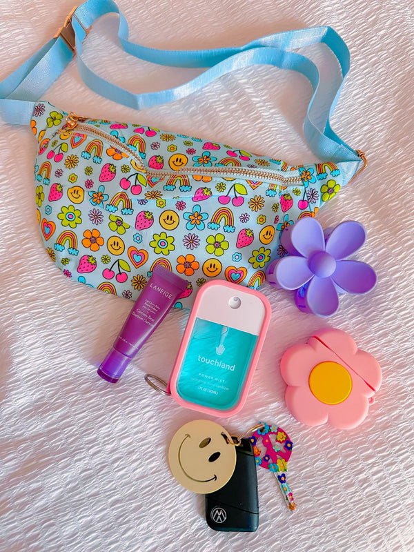 Groovy Blue Belt Bag - 1