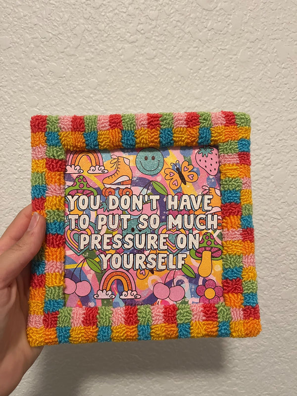 Crochet Frame With Art - 1