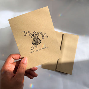 Rooting for you Greeting Card with Envelope - 1