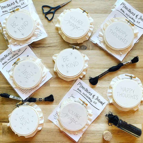 Mini Positive Embroidery Kit