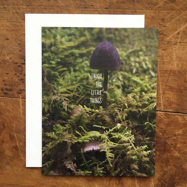 Enjoy The Little Things Blank Card - 1