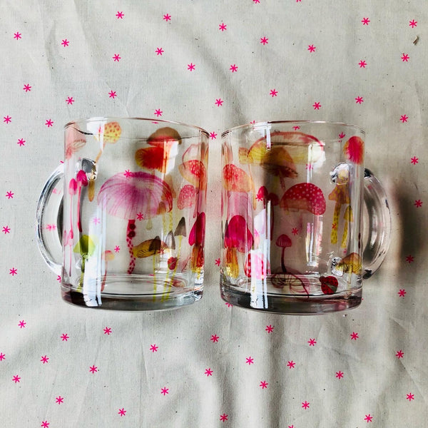 Mushroom Glass Mug - 1