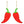 Load image into Gallery viewer, Chili Pepper Hoops - 1
