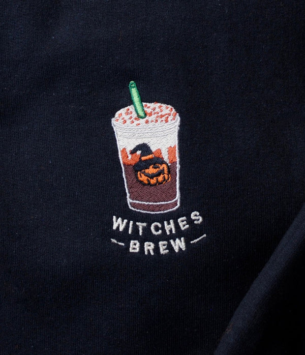 Black Witches Brew Iced Coffee Embroidered Sweatshirt - 2