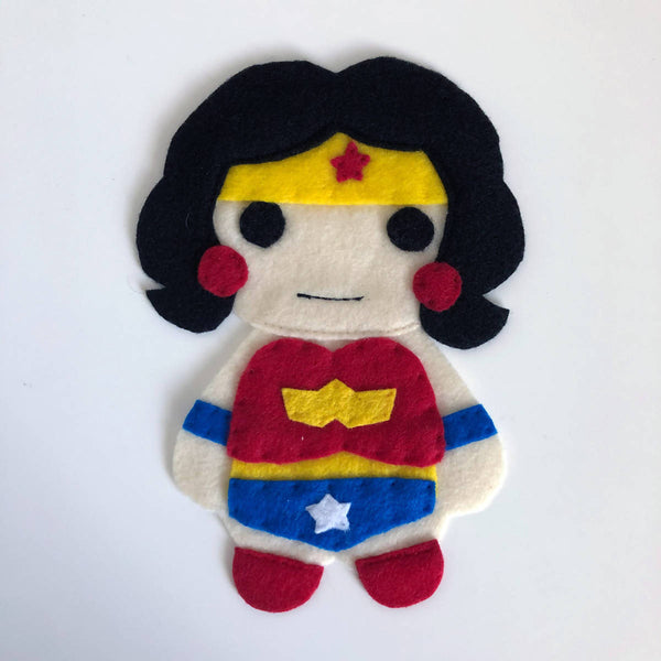 Wonder Girl - Iron On Applique/Patch