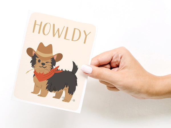 Howldy Greeting Card - RS