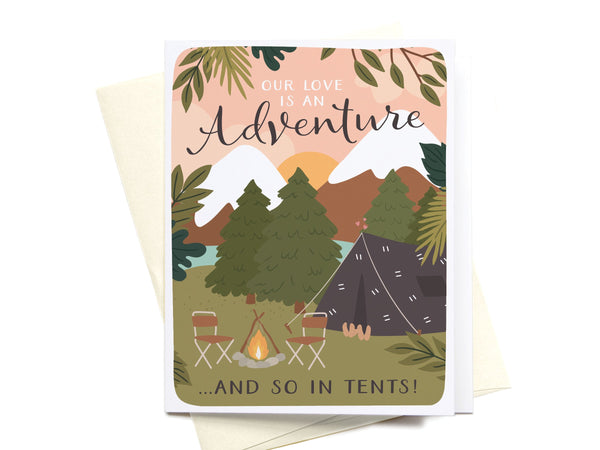 Our Love is an Adventure Greeting Card - DS