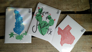 Prickly Pear Cactus Greeting Card - 1