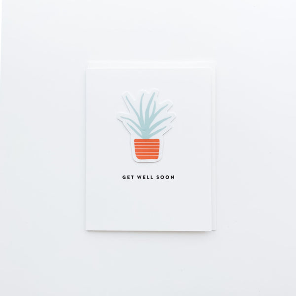 Get Well Soon Sticker Card - 3
