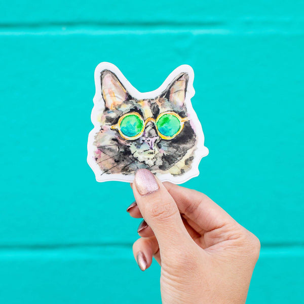 Sunglasses Cat Sticker