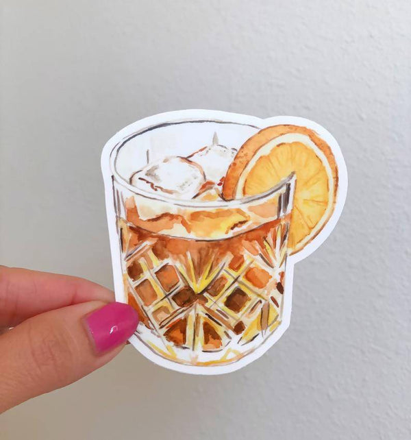 Whiskey Cocktail Sticker