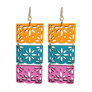 Papel Picado Earrings - 1