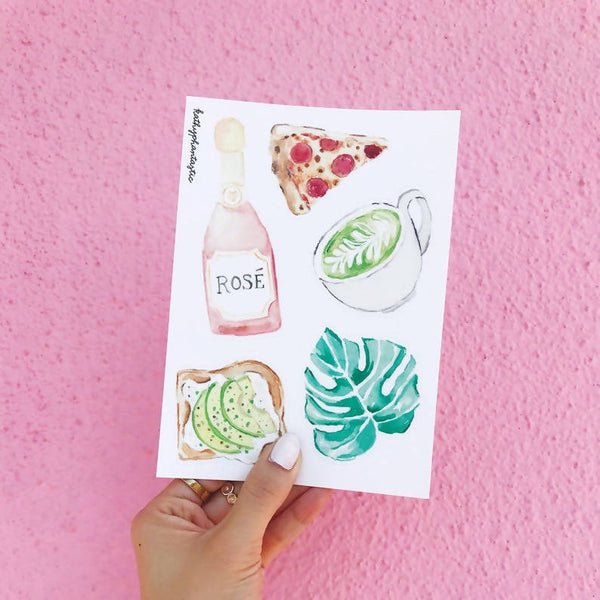 Basic Millennial Sticker Sheet