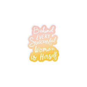 Successful Woman Sticker - 1