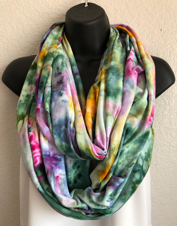 Ice Dyed Infinity Scarf - 2