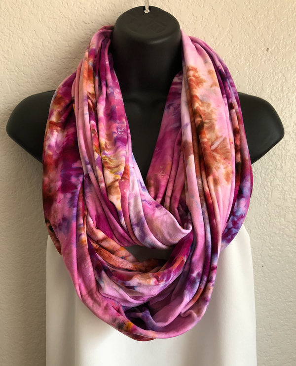 Ice Dyed Infinity Scarf - 3