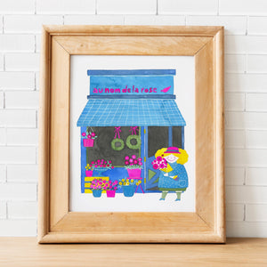 Au nom de la rose Art Print - 1