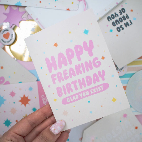 Happy Freaking Birthday Card - 1